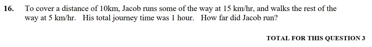 Question 20 - St Edwards Oxford - 13 Plus Scholarship Exam 2017 - Maths Paper 1