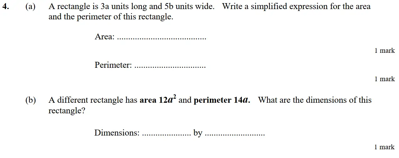 Question 8 - St Edwards Oxford - 13 Plus Scholarship Exam 2017 - Maths Paper 1