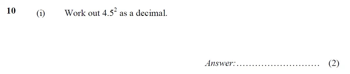 Question 12 - St Pauls School - 13 Plus Scholarship Maths Exam Paper 2015