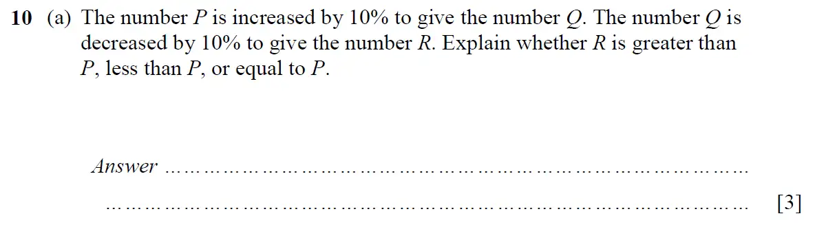 Question 12 - St Pauls School - 13 Plus Scholarship Maths Exam Paper 2016
