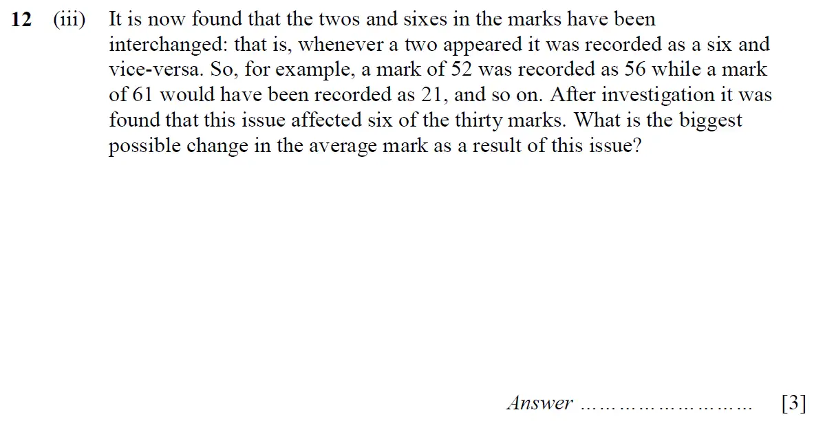 Question 16 - St Pauls School - 13 Plus Scholarship Maths Exam Paper 2016