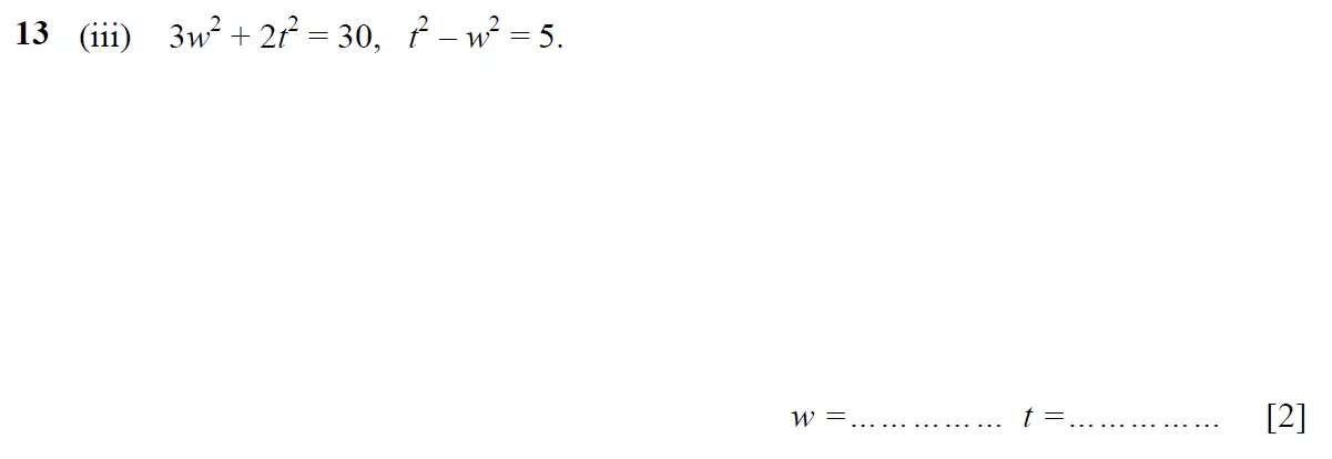 Question 18 - St Pauls School - 13 Plus Scholarship Maths Exam Paper 2016