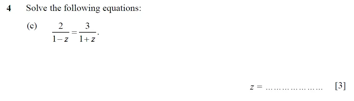 Question 6 - St Pauls School - 13 Plus Scholarship Maths Exam Paper 2016