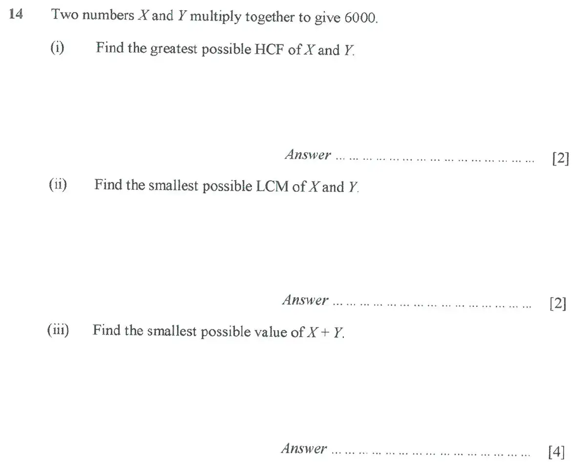 Question 17 - St Pauls School - 13 Plus Scholarship Maths Exam Paper 2017