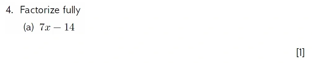 Question 04(a) - Wellington 13 Plus Maths Exam 2022 Scholarship Paper