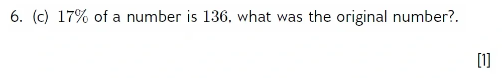 Question 06(c) - Wellington 13 Plus Maths Exam 2022 Scholarship Paper