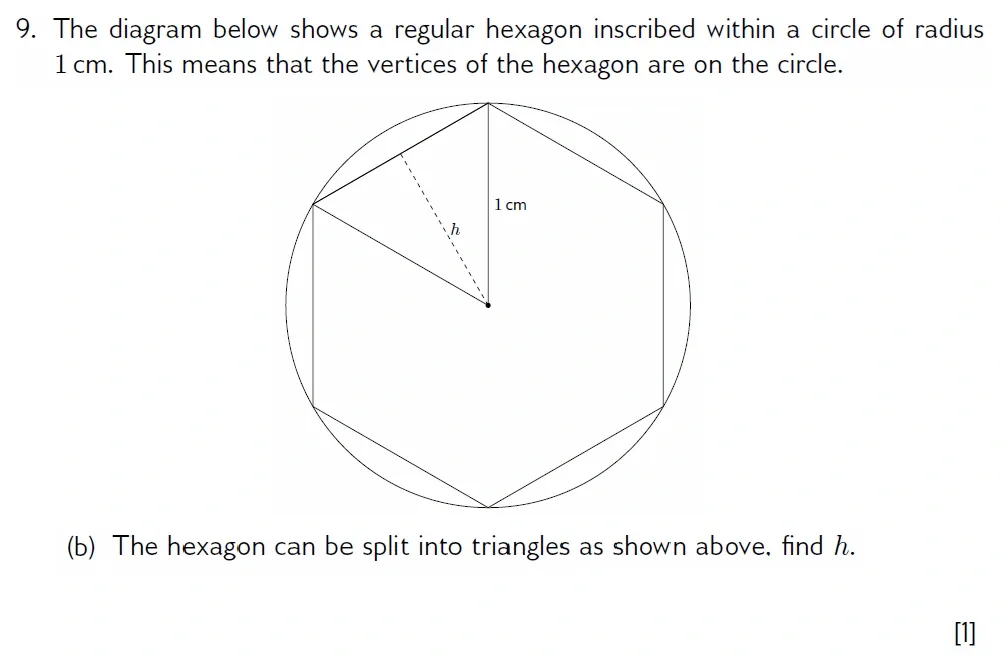 Question 09(b) - Wellington 13 Plus Maths Exam 2022 Scholarship Paper