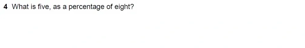 Question 04 - Westminster School 13 Plus Mental Maths Challenge 2021