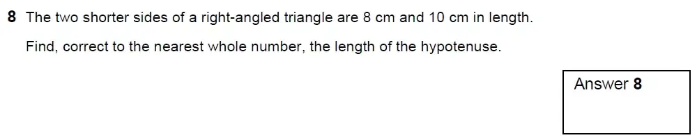 Question 13 - Westminster School 13 Plus Mental Maths Challenge 2021