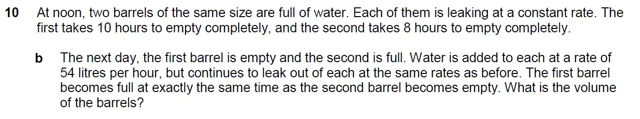 Question 13 - Westminster School - 13 Plus Scholarship Exam 2015 - Challenge Maths Paper 3