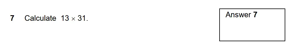 Question 12 - Westminster School - 13 Plus Scholarship Exam 2015 - Mental Maths Challenge