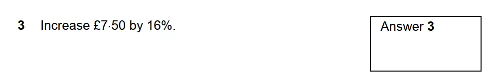 Question 8 - Westminster School - 13 Plus Scholarship Exam 2015 - Mental Maths Challenge