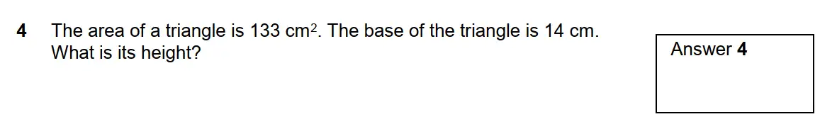 Question 9 - Westminster School - 13 Plus Scholarship Exam 2015 - Mental Maths Challenge