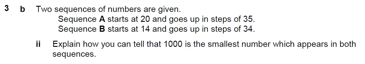 Question 5 - Westminster School - 13 Plus Scholarship Exam 2016 - Challenge Maths Paper 3