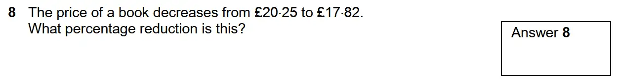 Question 13 - Westminster School - 13 Plus Scholarship Exam 2016 - Mental Maths Challenge