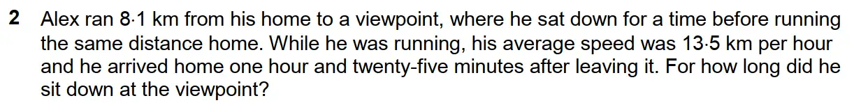Question 2 - Westminster School - 13 Plus Scholarship Exam 2017 - Challenge Maths Paper 2