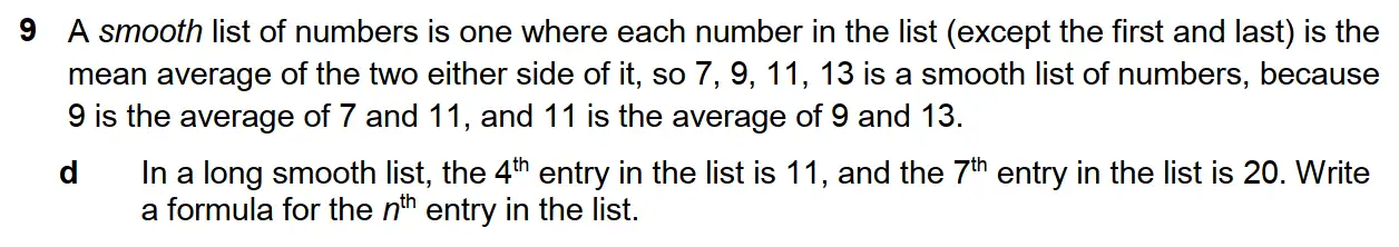Question 11 - Westminster School - 13 Plus Scholarship Exam 2017 - Challenge Maths Paper 3
