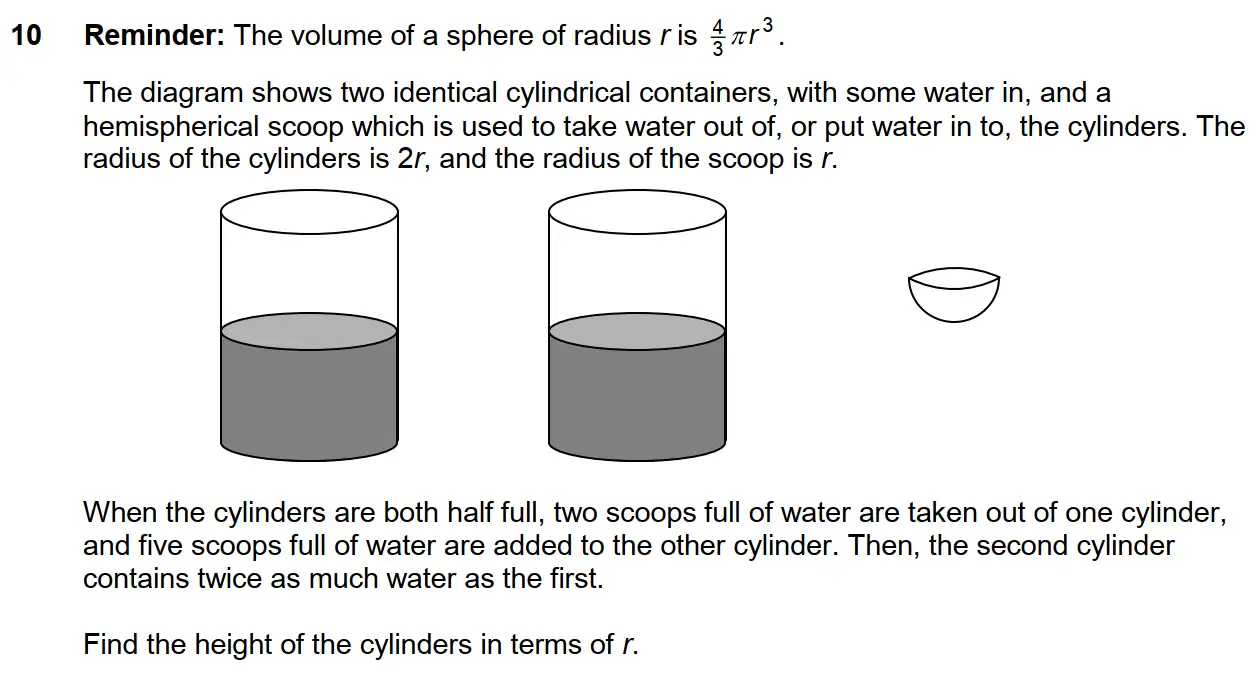 Question 13 - Westminster School - 13 Plus Scholarship Exam 2017 - Challenge Maths Paper 3