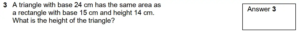 Question 8 - Westminster School - 13 Plus Scholarship Exam 2017 - Mental Maths Challenge