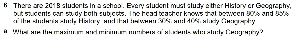 Question 10 - Westminster School - 13 Plus Scholarship Exam 2018 - Challenge Maths Paper 2