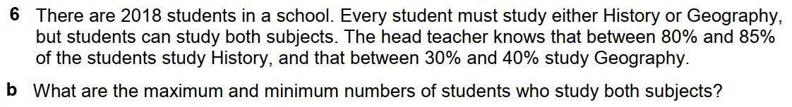 Question 11 - Westminster School - 13 Plus Scholarship Exam 2018 - Challenge Maths Paper 2