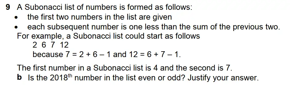 Question 17 - Westminster School - 13 Plus Scholarship Exam 2018 - Challenge Maths Paper 2