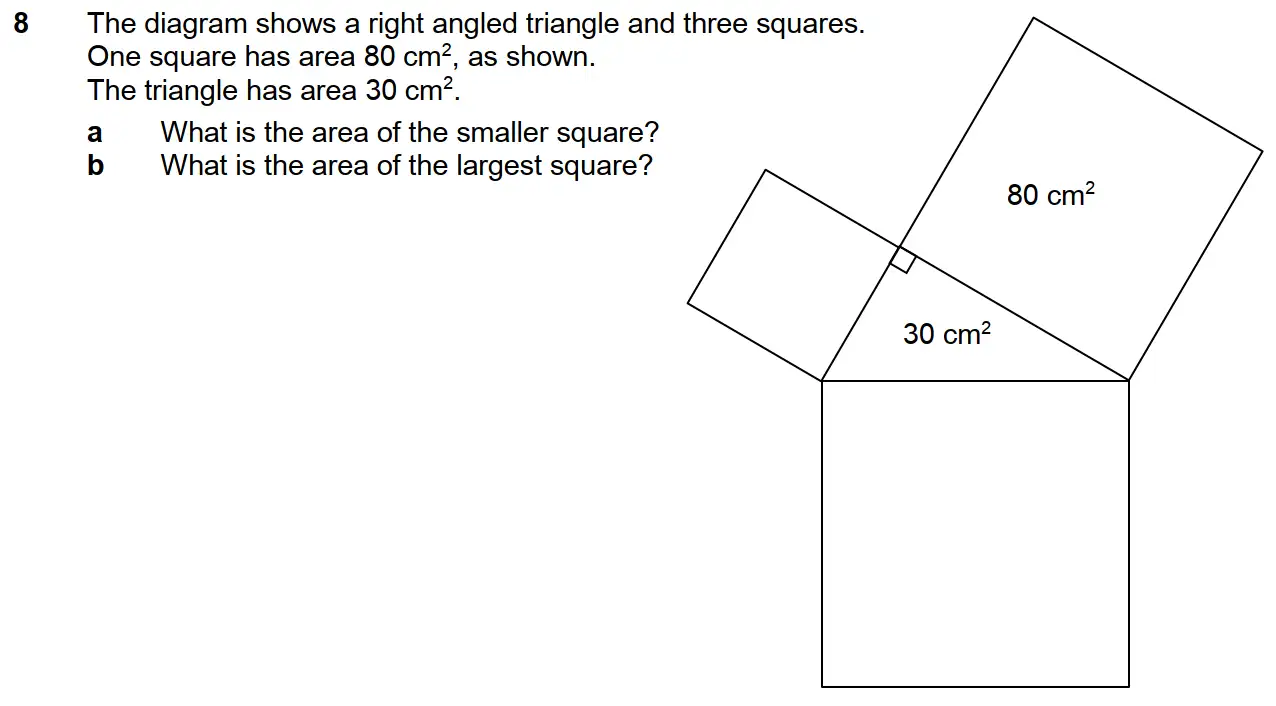 Question 8 - Westminster School - 13 Plus Scholarship Exam 2018 - Challenge Maths Paper 3