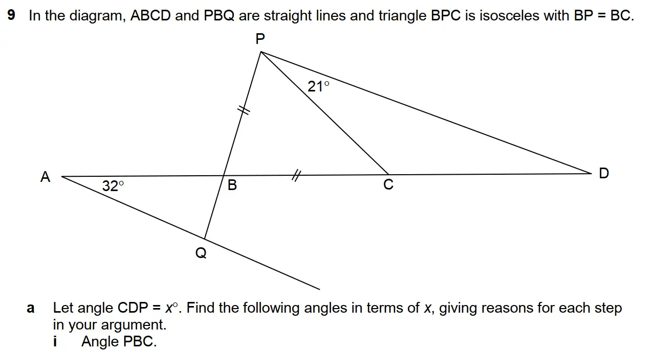 Question 9 - Westminster School - 13 Plus Scholarship Exam 2018 - Challenge Maths Paper 3