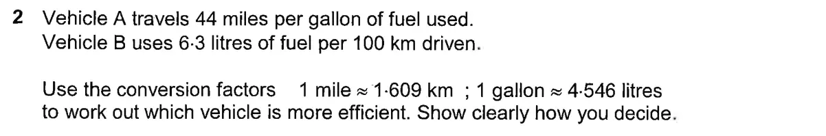 Question 2 - Westminster School - 13 Plus Scholarship Exam 2019 - Challenge Maths Paper 2
