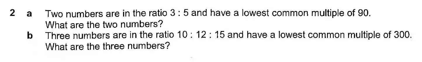 Question 2 - Westminster School - 13 Plus Scholarship Exam 2019 - Challenge Maths Paper 3