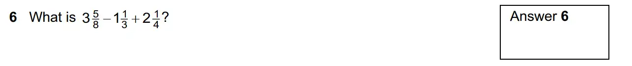 Question 11 - Westminster School - 13 Plus Scholarship Exam 2019 - Mental Maths Challenge