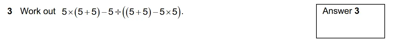 Question 8 - Westminster School - 13 Plus Scholarship Exam 2019 - Mental Maths Challenge