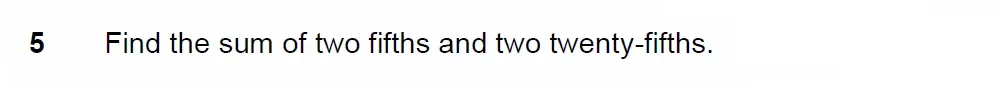 Question 05 - Westminster School - 13 Plus Scholarship Exam 2022 - Mental Maths Challenge