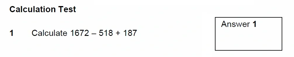 Question S 2 - 01 - Westminster School - 13 Plus Scholarship Exam 2022 - Mental Maths Challenge