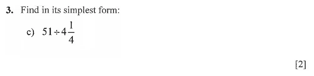 Question 03(c) - Winchester College 13 Plus Maths 2021 Election Exam Paper 1