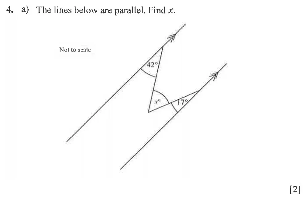 Question 04(a) - Winchester College 13 Plus Maths 2021 Election Exam Paper 1