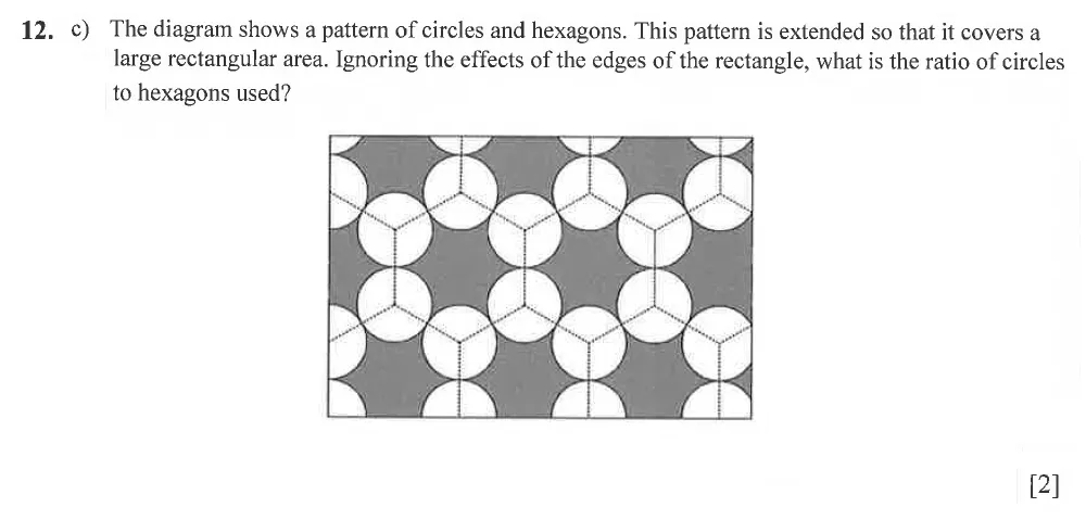 Question 12(c) - Winchester College 13 Plus Maths 2021 Election Exam Paper 1