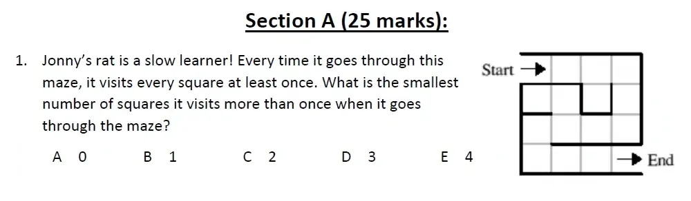Question 01 - Malvern College 13 Plus Maths Exam 2023 Scholarship Paper 2