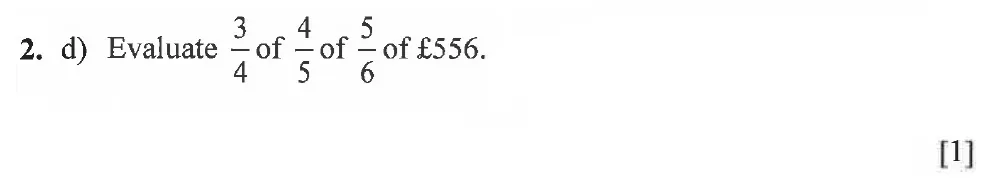Question 02(d) - Winchester College 13 Plus Maths 2021 Election Exam Paper 1