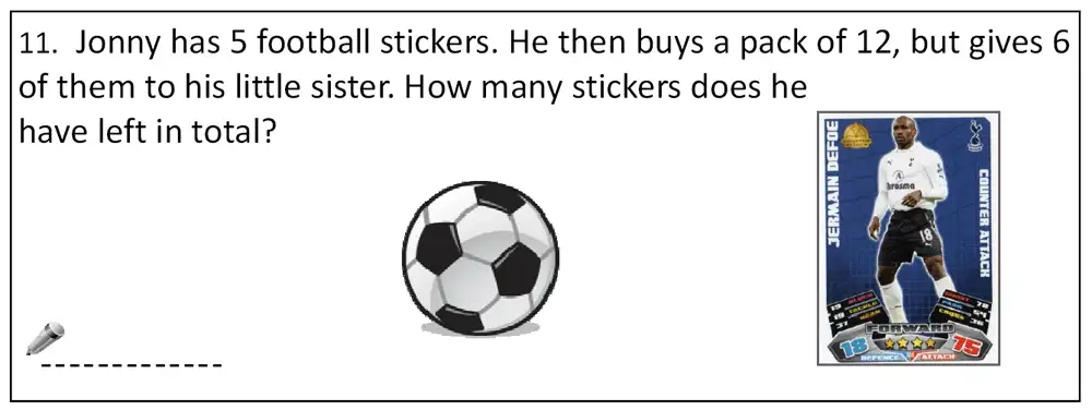 Question 11 - Bancroft’s School – 7 Plus Sample Maths Paper