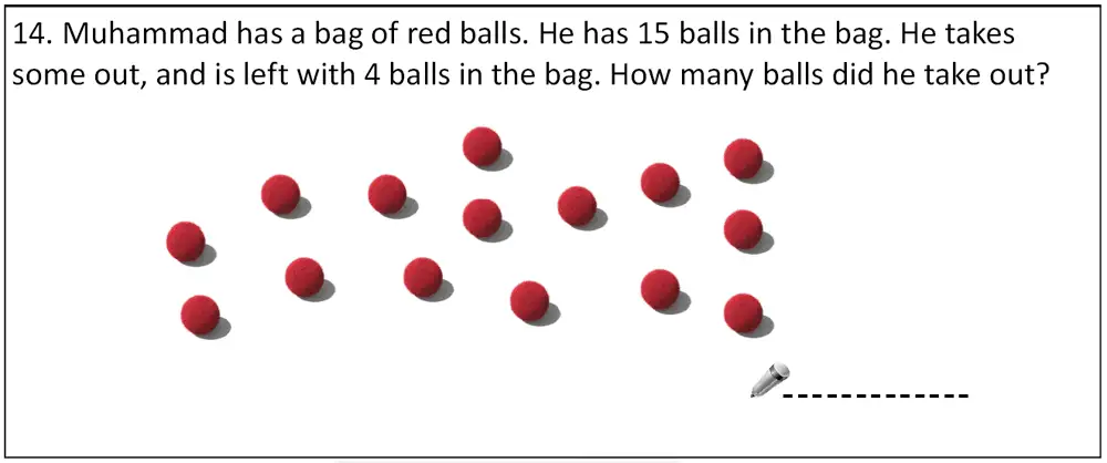 Question 14 - Bancroft’s School – 7 Plus Sample Maths Paper