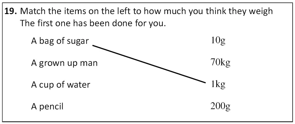 Question 19 - Bancroft’s School – 7 Plus Sample Maths Paper