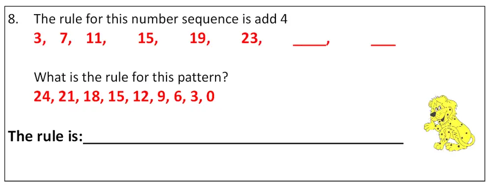 Question 08 - Bancroft’s School – 7 Plus Sample Maths Paper