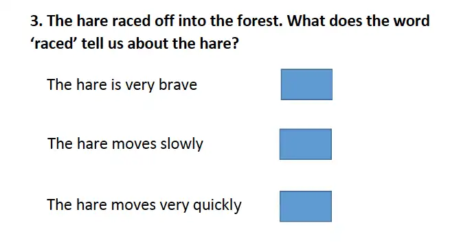 Question 08 - Dulwich College – Year 3 Sample Reading Comprehension Questions