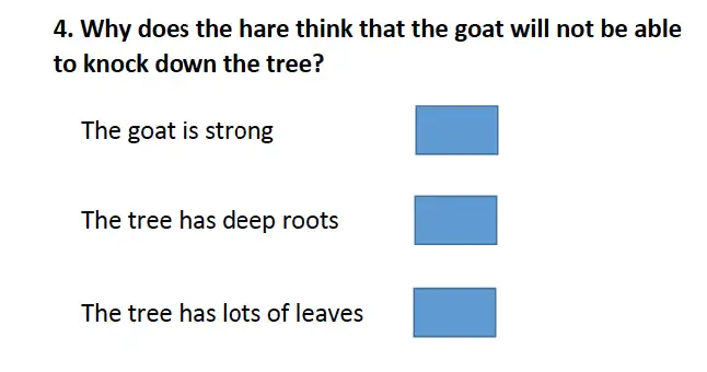 Question 09 - Dulwich College – Year 3 Sample Reading Comprehension Questions
