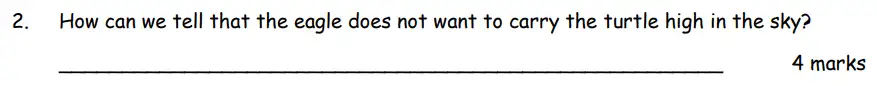 Question 02 - Haberdashers’ Aske’s Boys’ School (HABS) – 7 Plus English