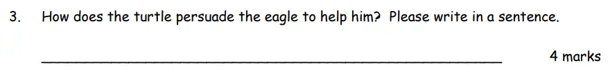 Question 03 - Haberdashers’ Aske’s Boys’ School (HABS) – 7 Plus English