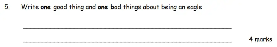Question 05 - Haberdashers’ Aske’s Boys’ School (HABS) – 7 Plus English