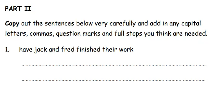 Question 08 - Haberdashers’ Aske’s Boys’ School (HABS) – 7 Plus English