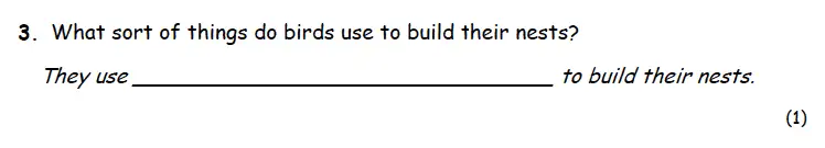 Question 03 - Highgate School – 7 Plus English Practice Paper
